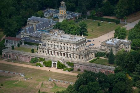 Cliveden House, aerial view